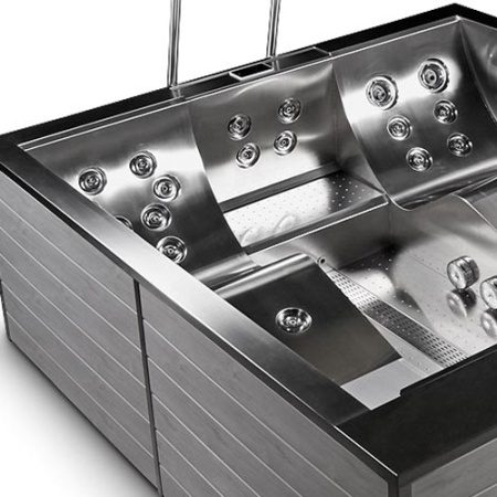 Спа бассейн из нержавеющей стали Wellis Volcano Спа бассейн из нержавеющей стали Wellis Volcano